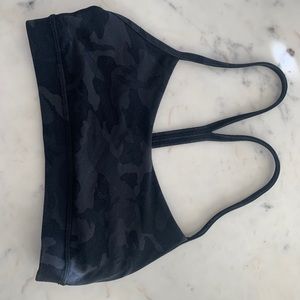 blue camo lululemon sports bra